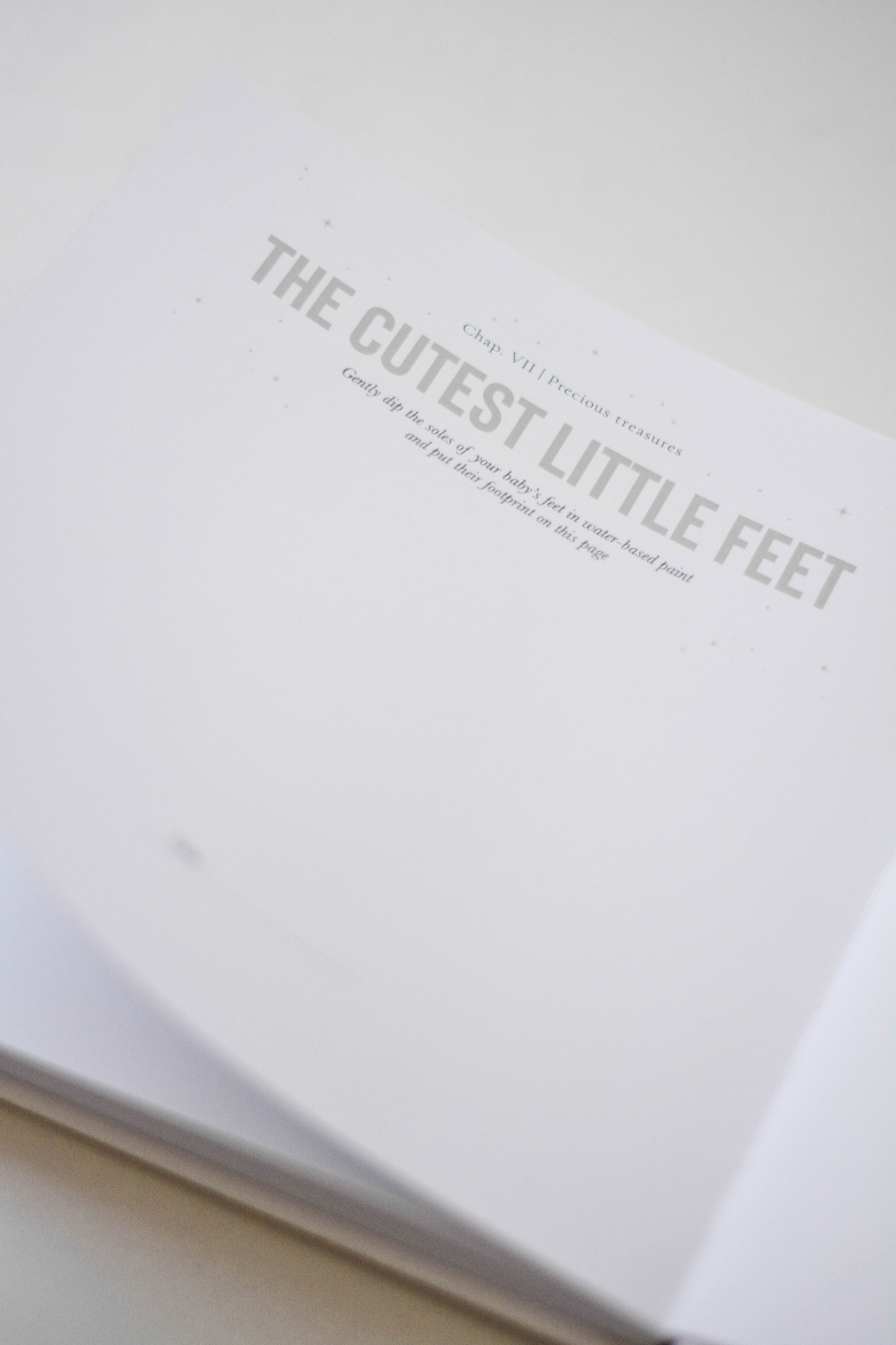 Livre de naissance "Céleste bleu" - anglais