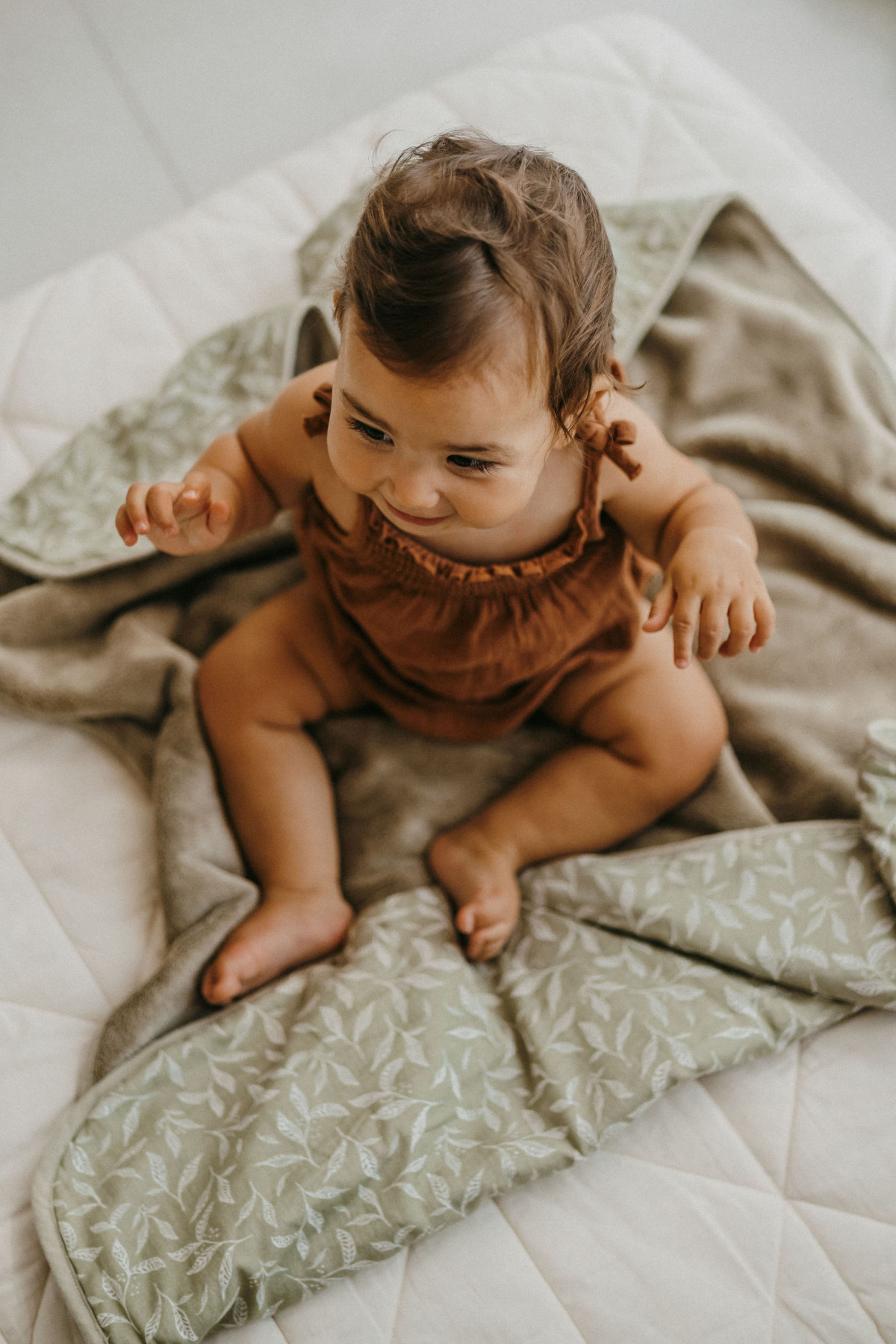 Winter blanket - leaves