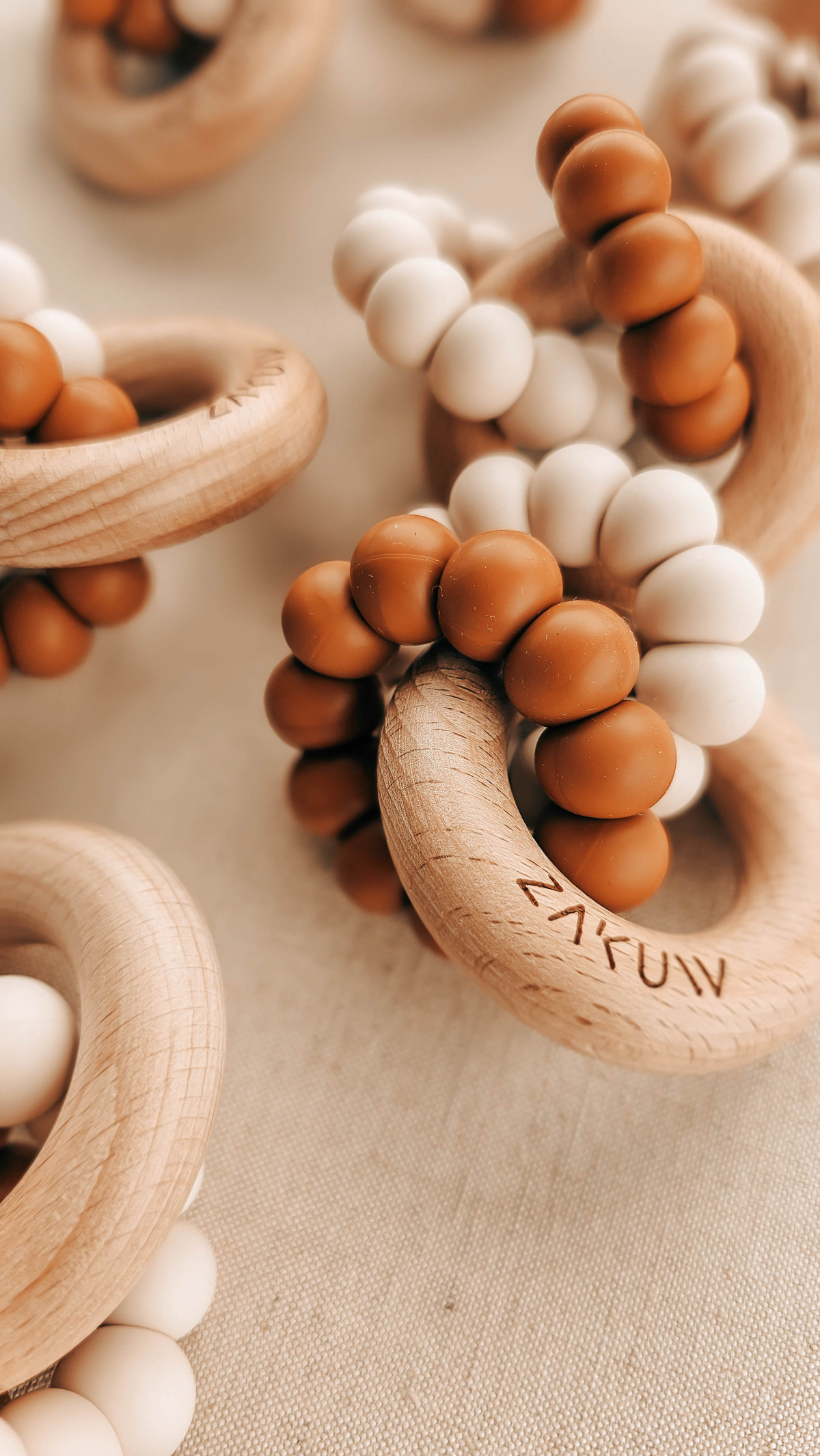 Teething ring Sedna châtaigne