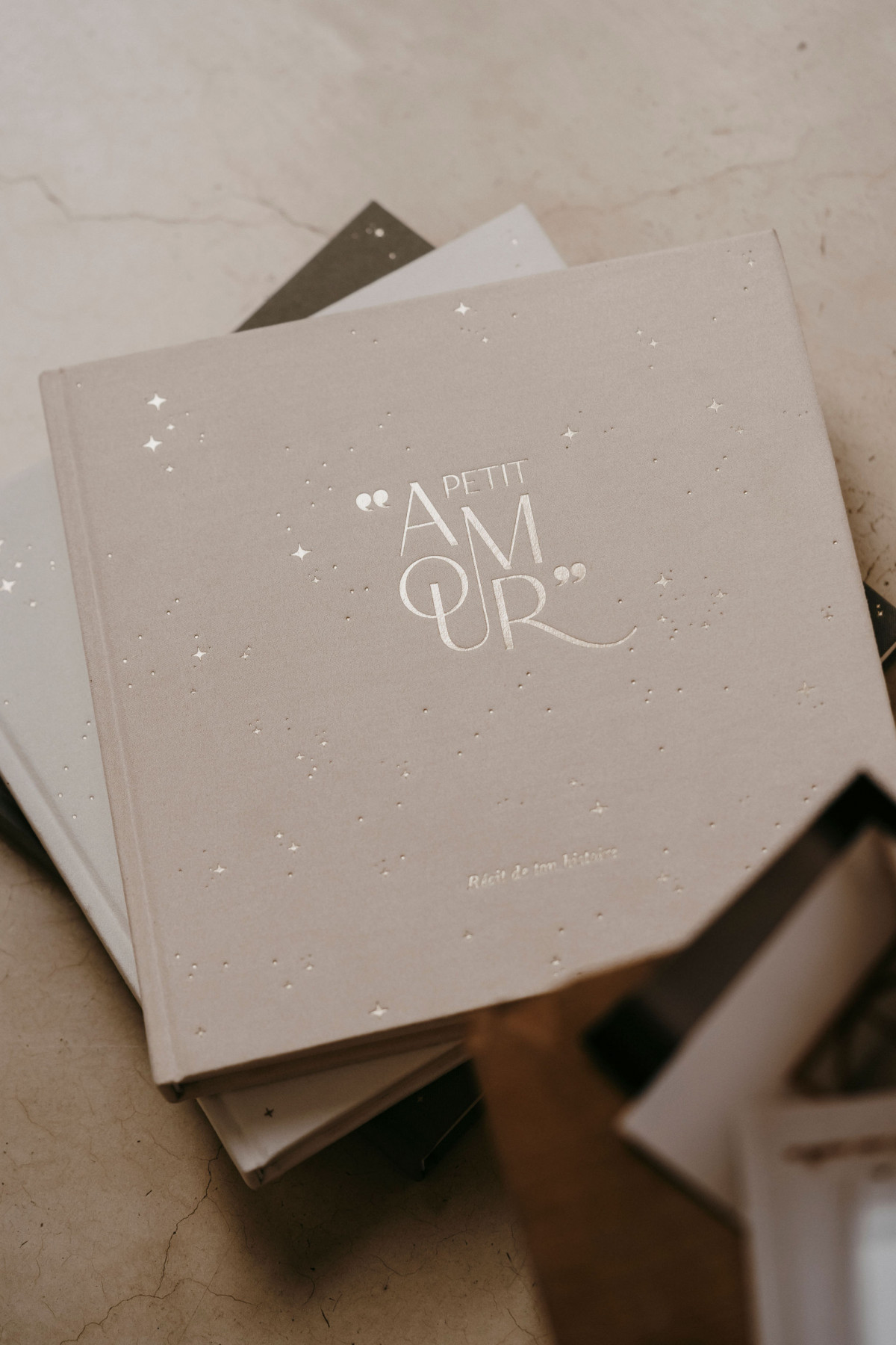 Livre de naissance - Beige