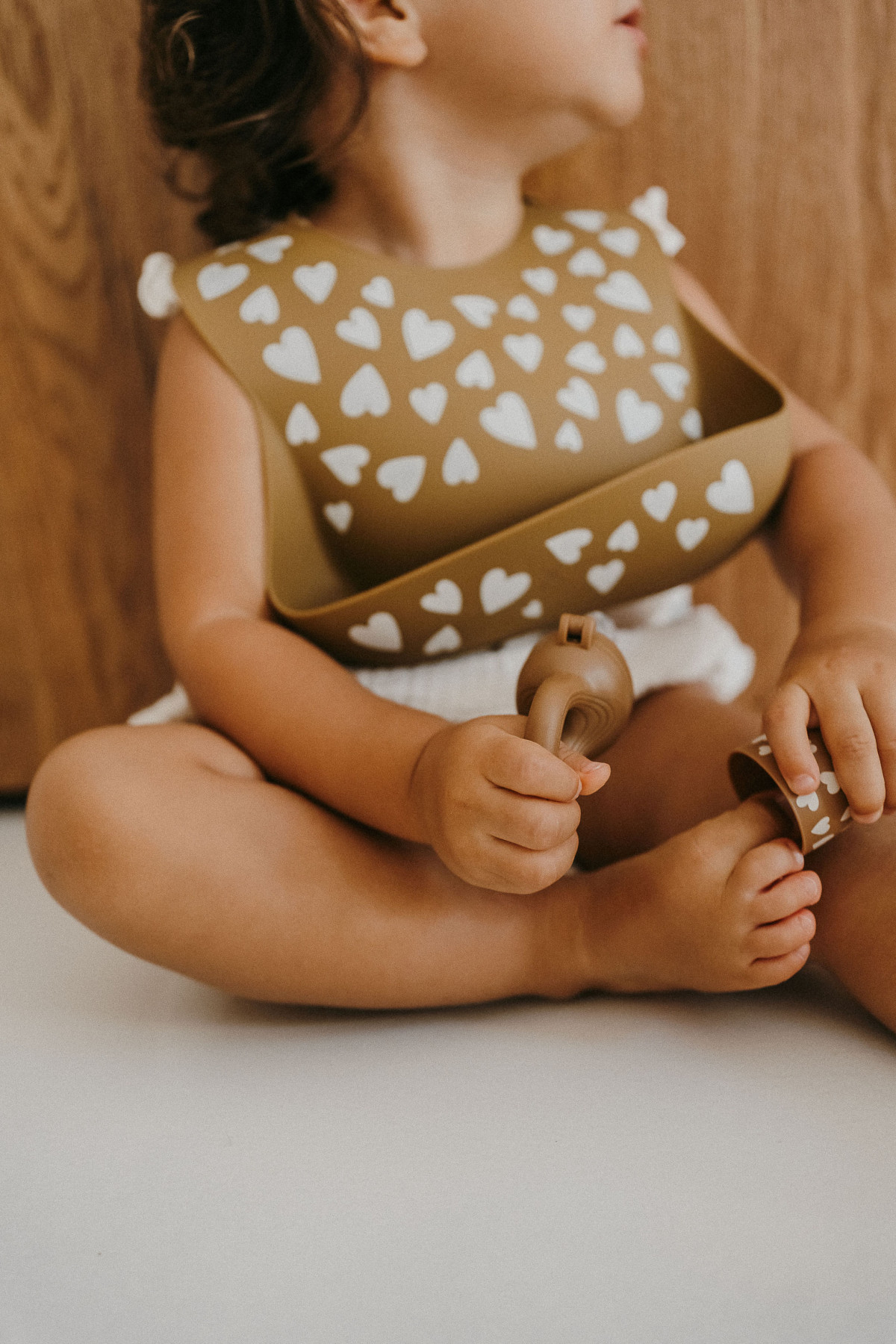 Bavoir en silicone - Love Camel