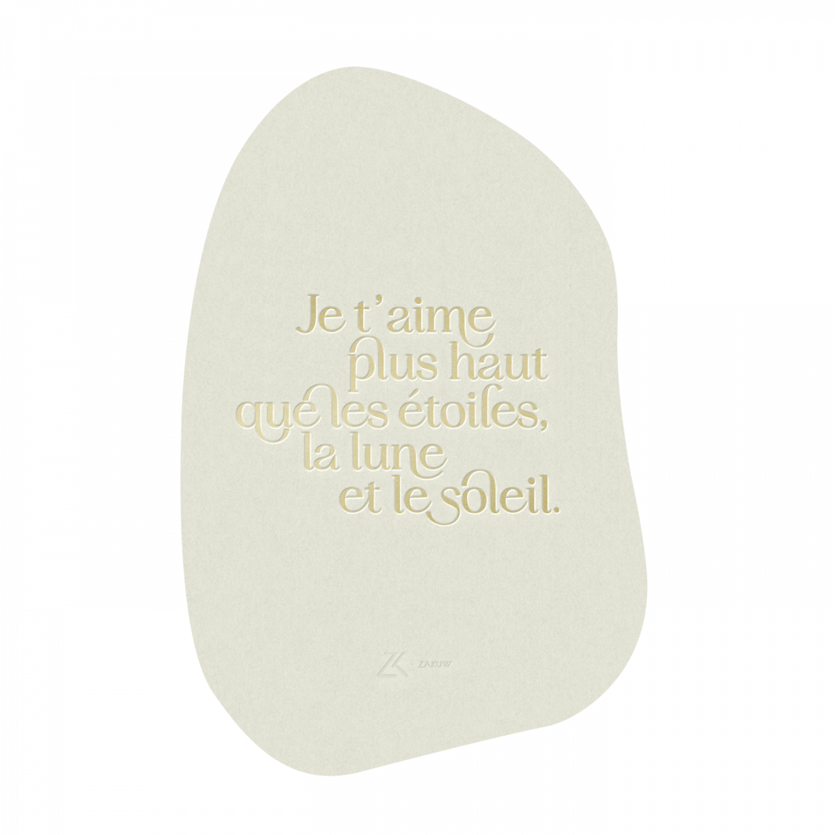 Postcard - Je t'aime