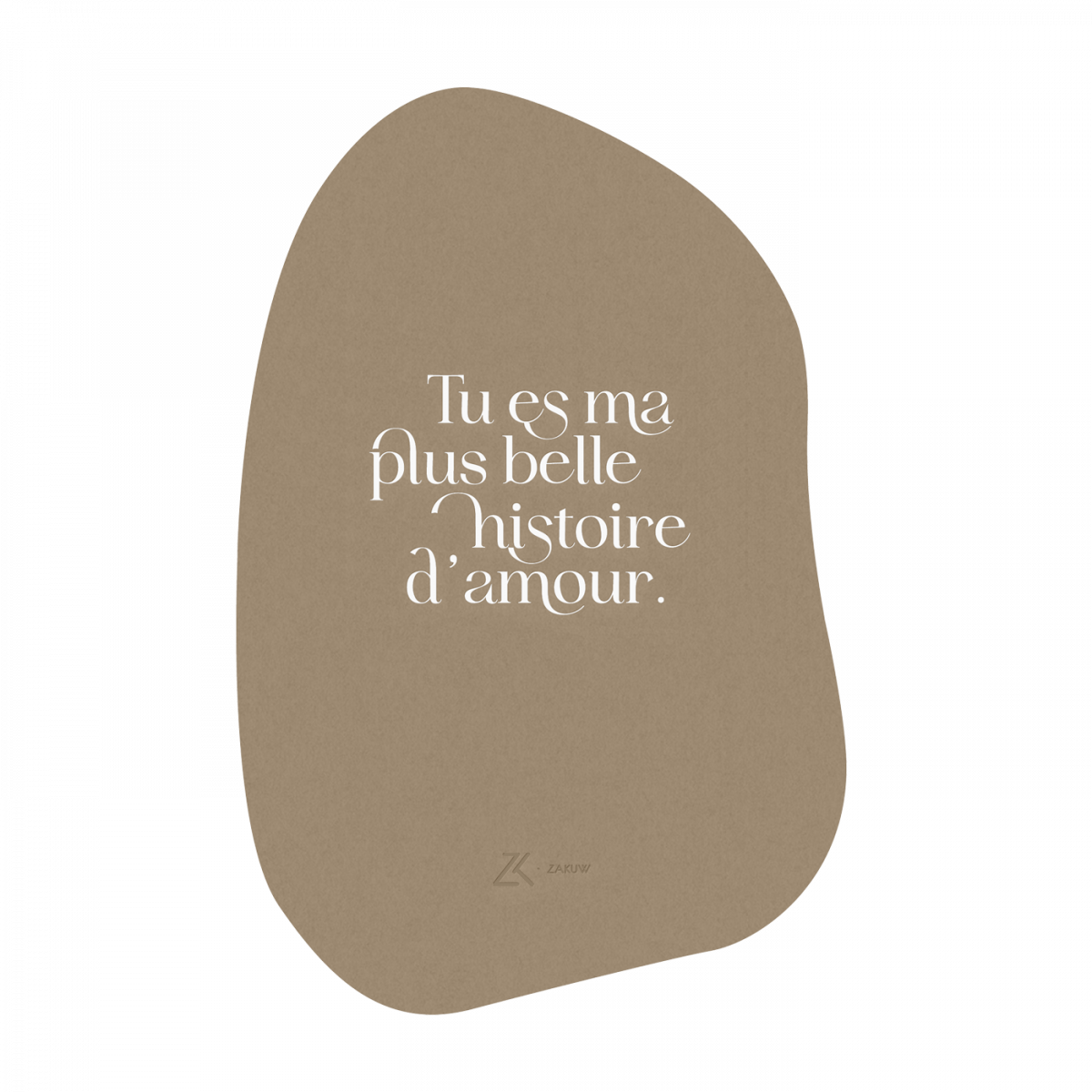 Carte postale - histoire d'amour