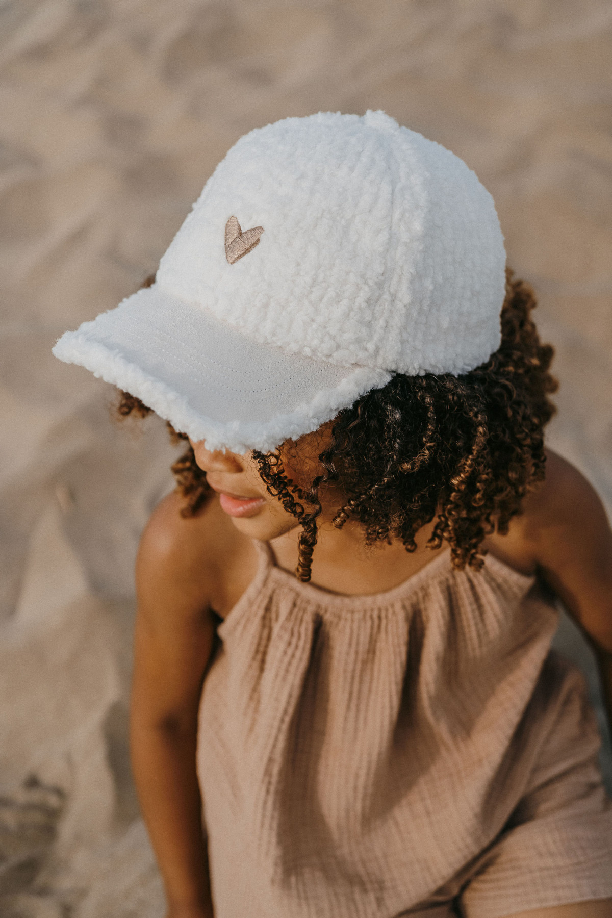 Casquette enfant love - blanc