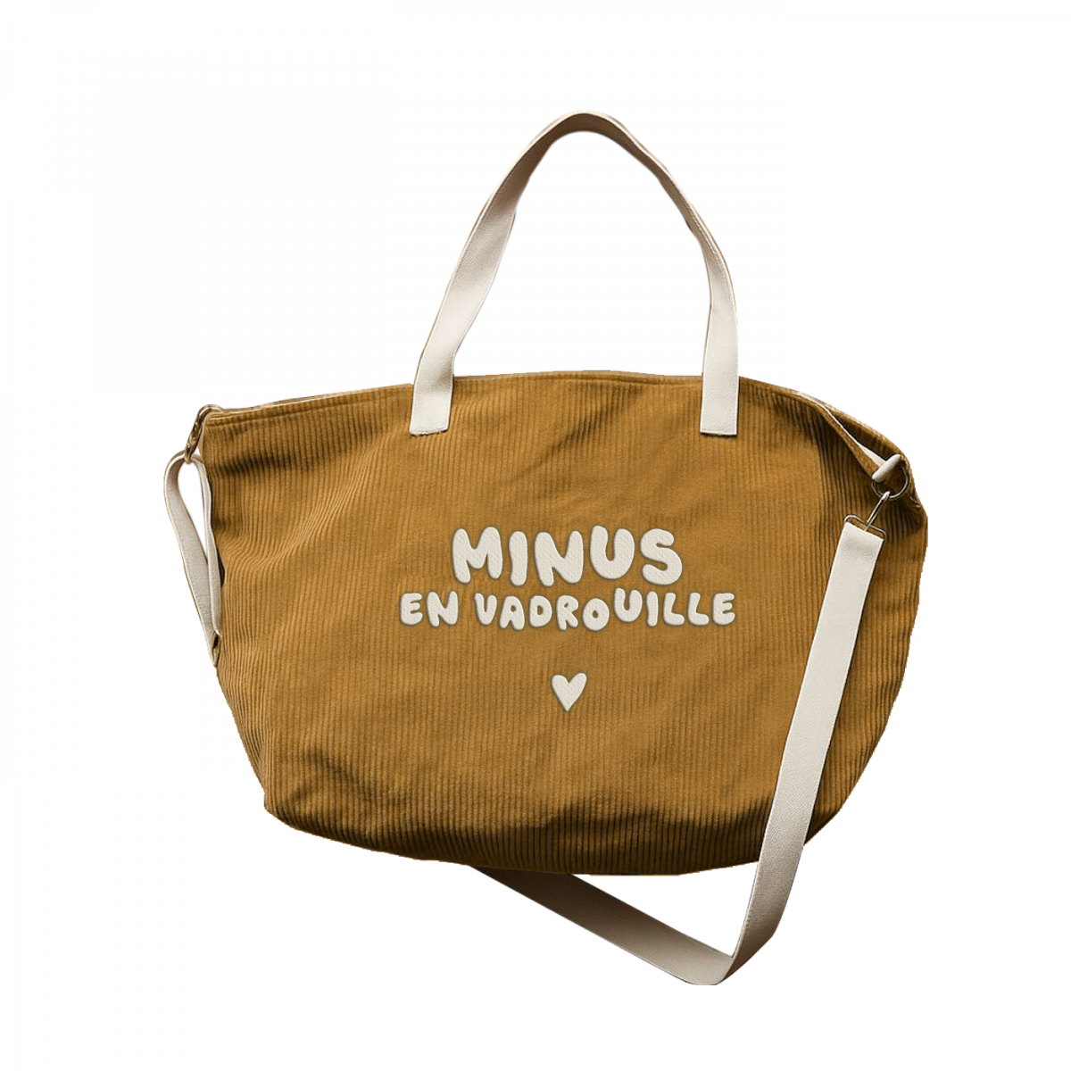 Sac XL velours - Minus en vadrouille
