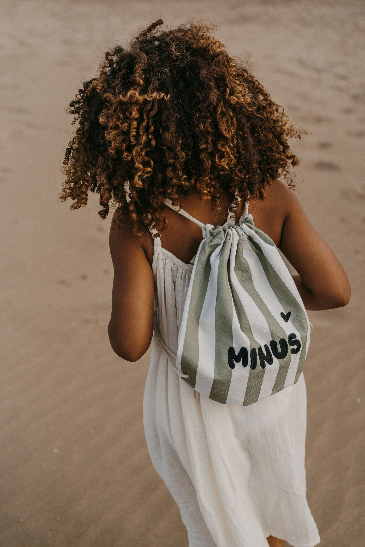 sac à cordons - vert