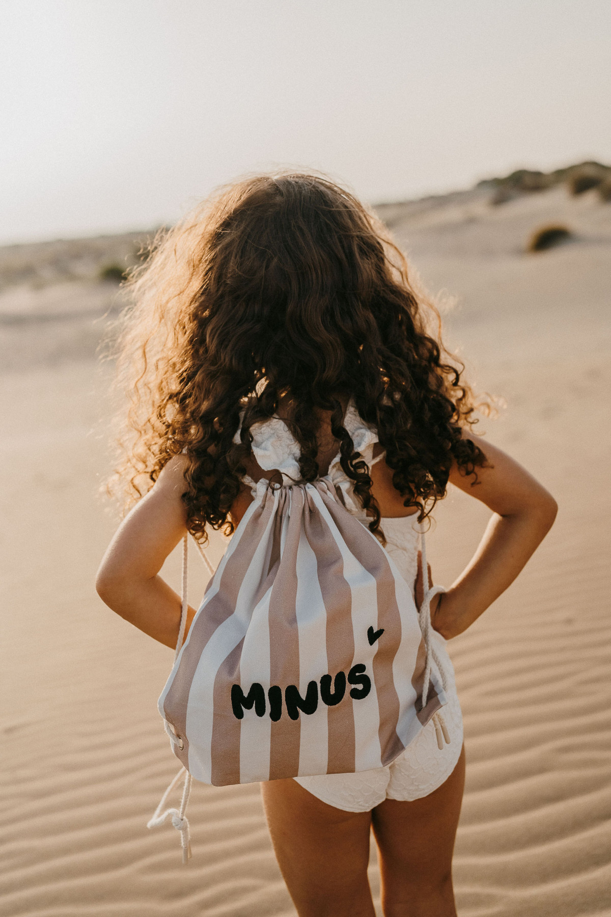 drawstring bag - pink