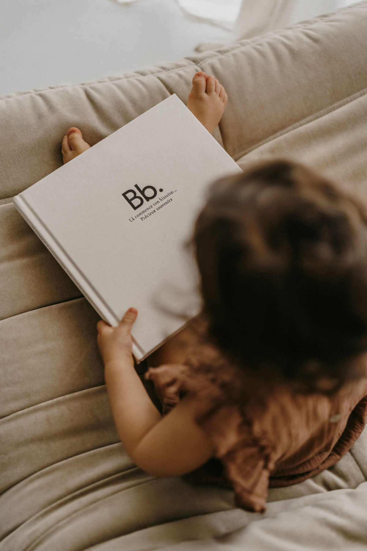 Baby book - Pure linen