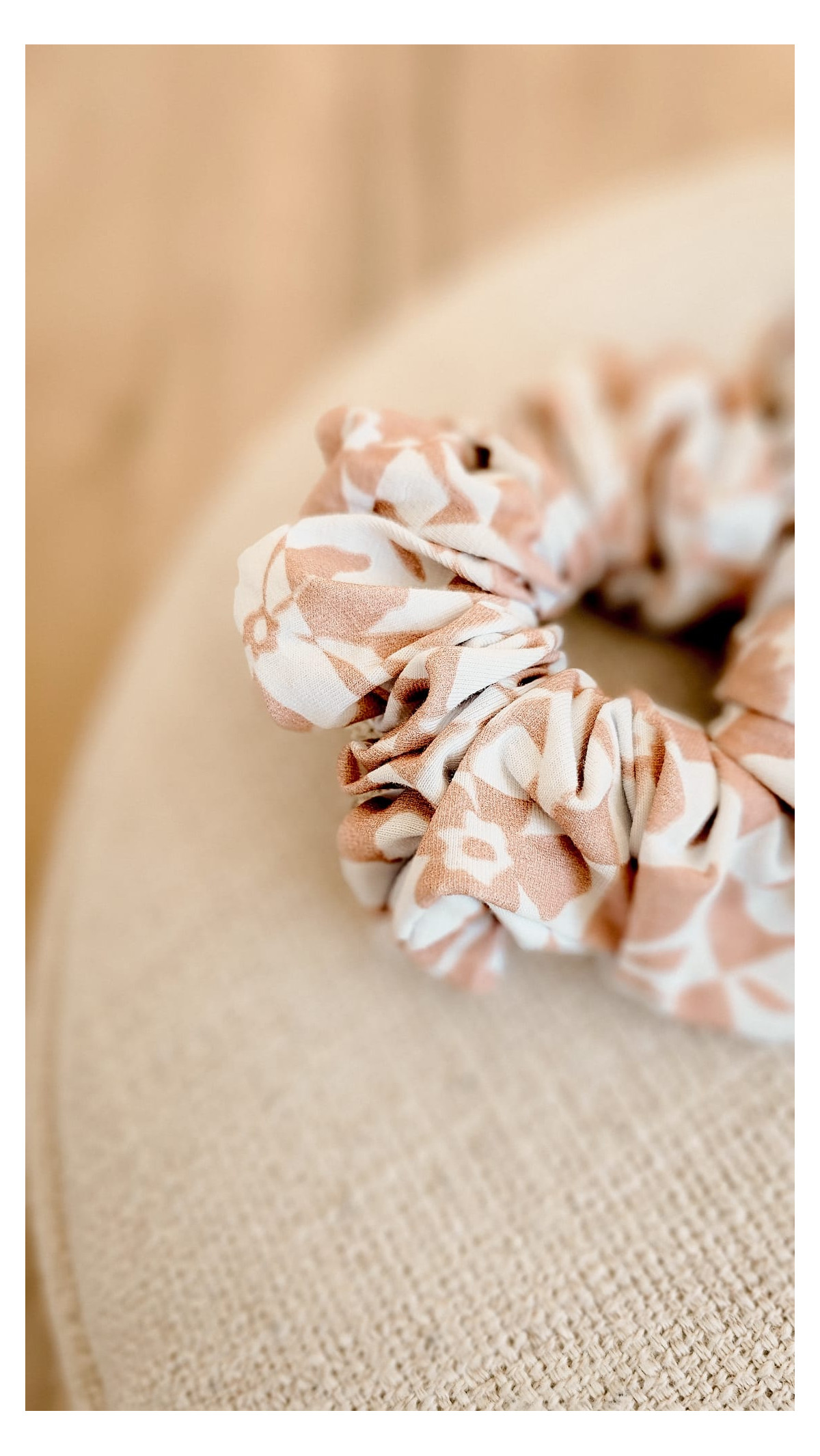 Scrunchie - pink blossom