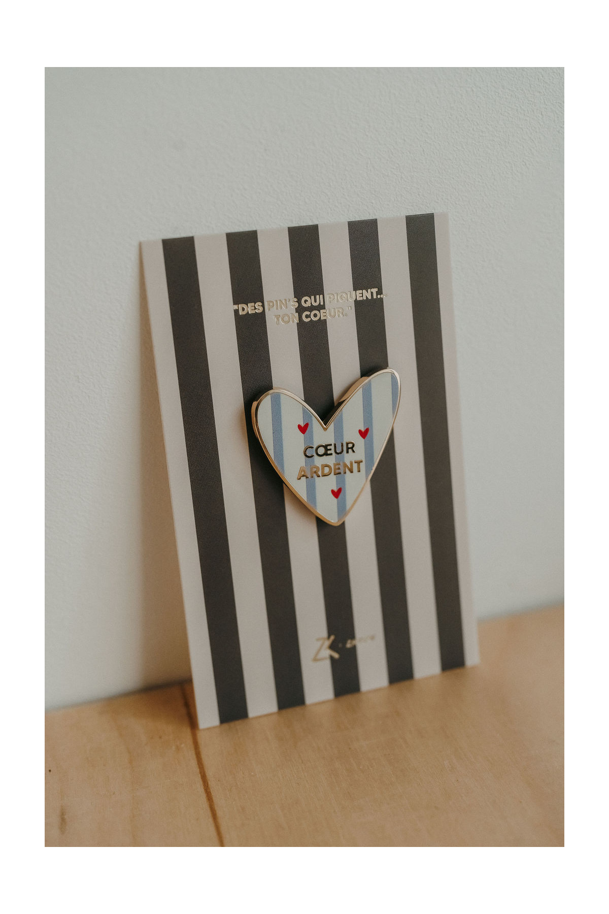 Pin's Cœur ardent
