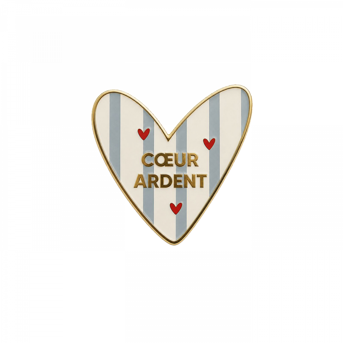 Pin's Cœur ardent