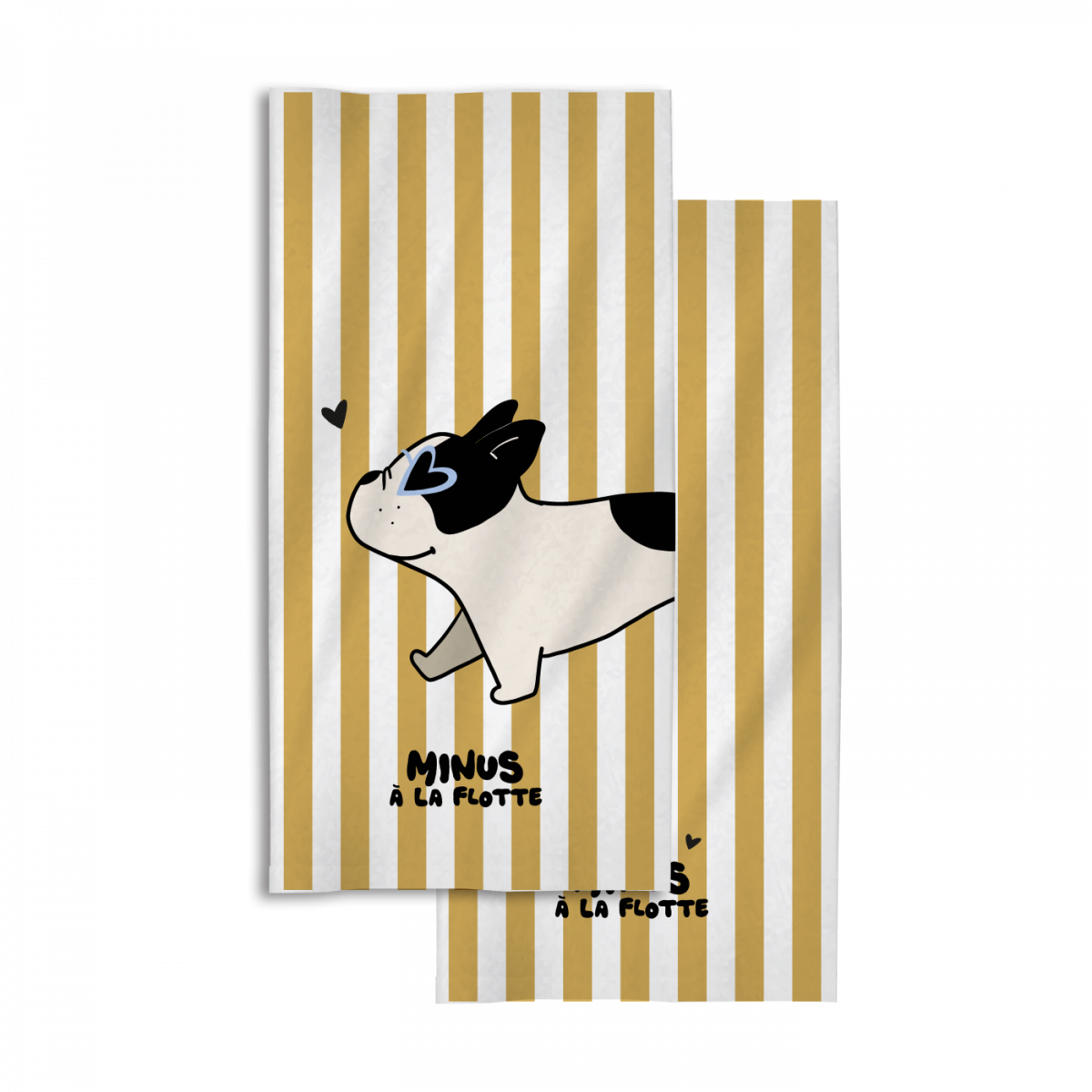 Serviette Minus - Bouledogue
