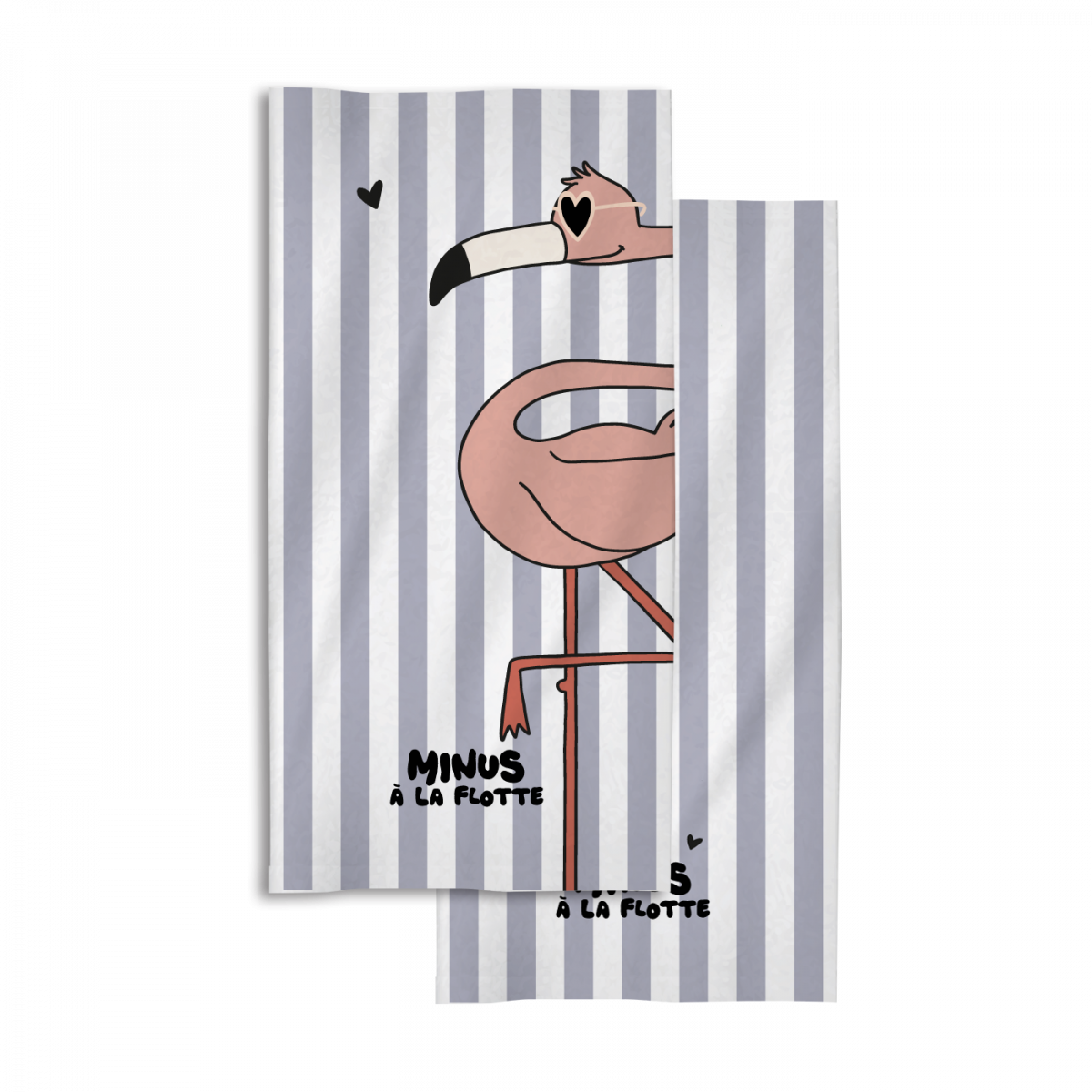 Serviette Minus - Flamant