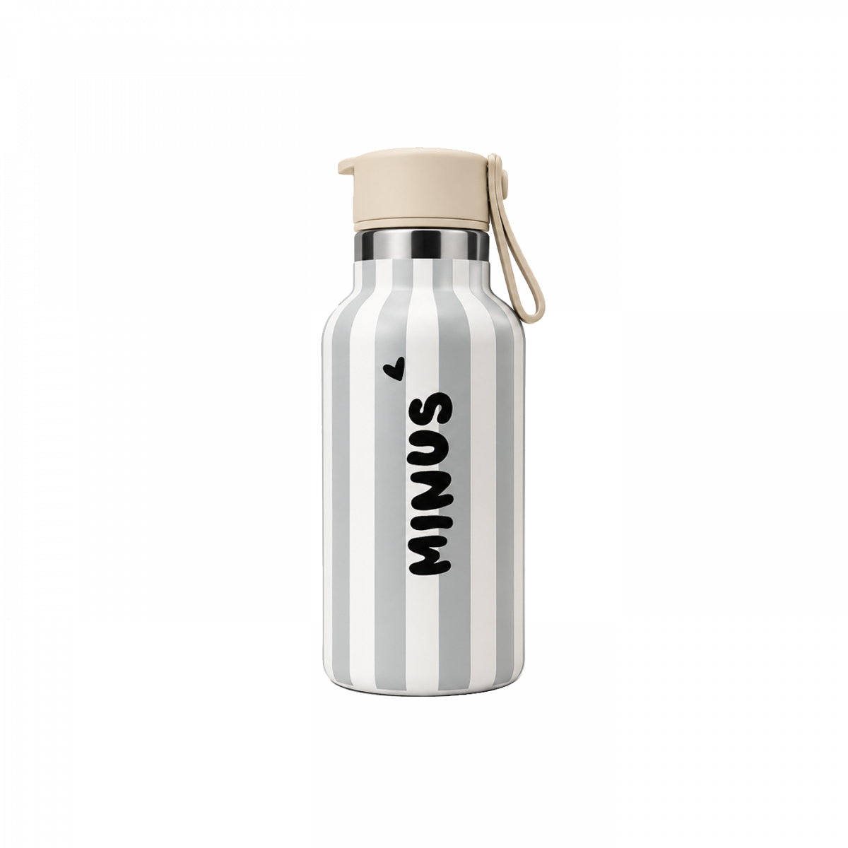 Water bottle - stripe - blue