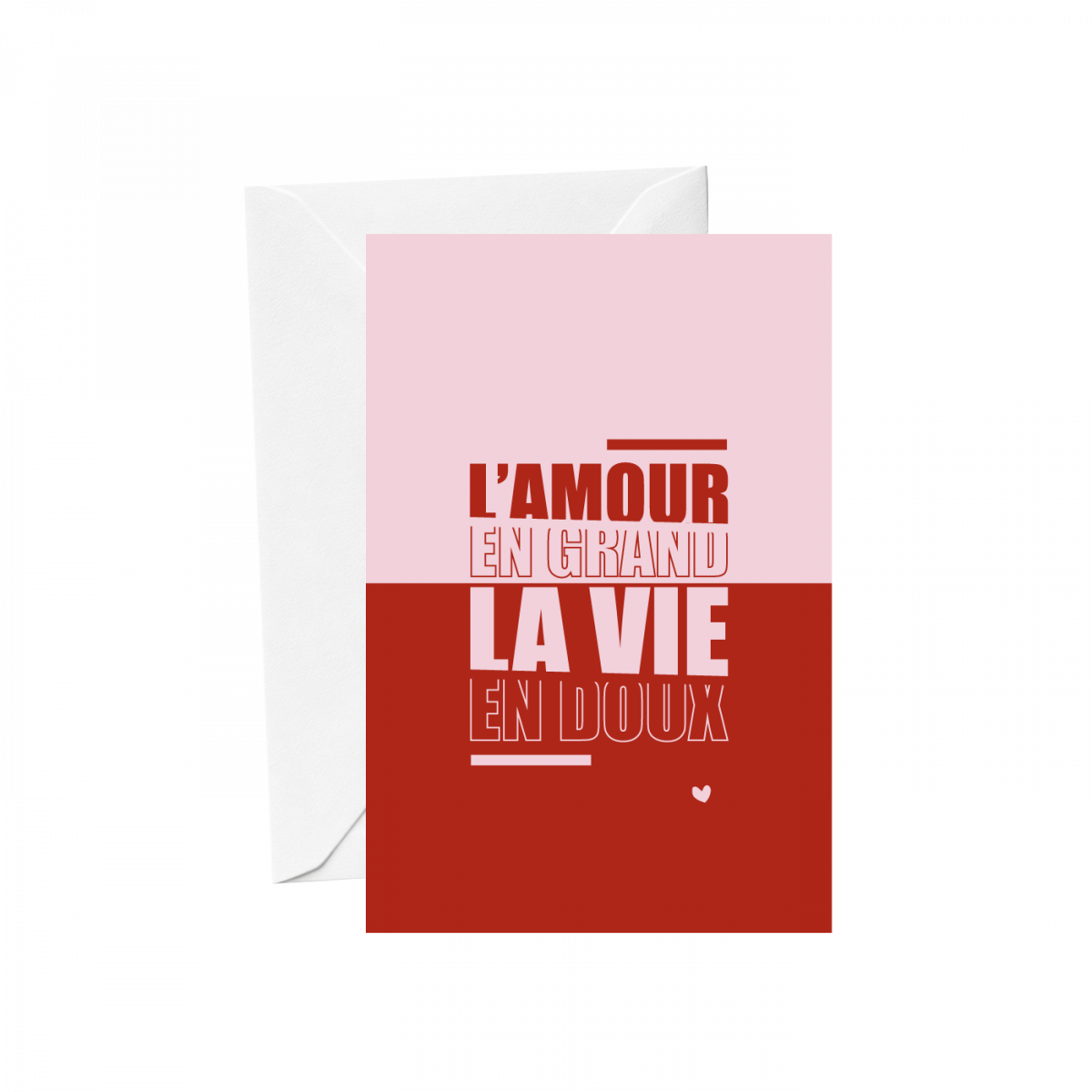 Postcard - L'amour en grand