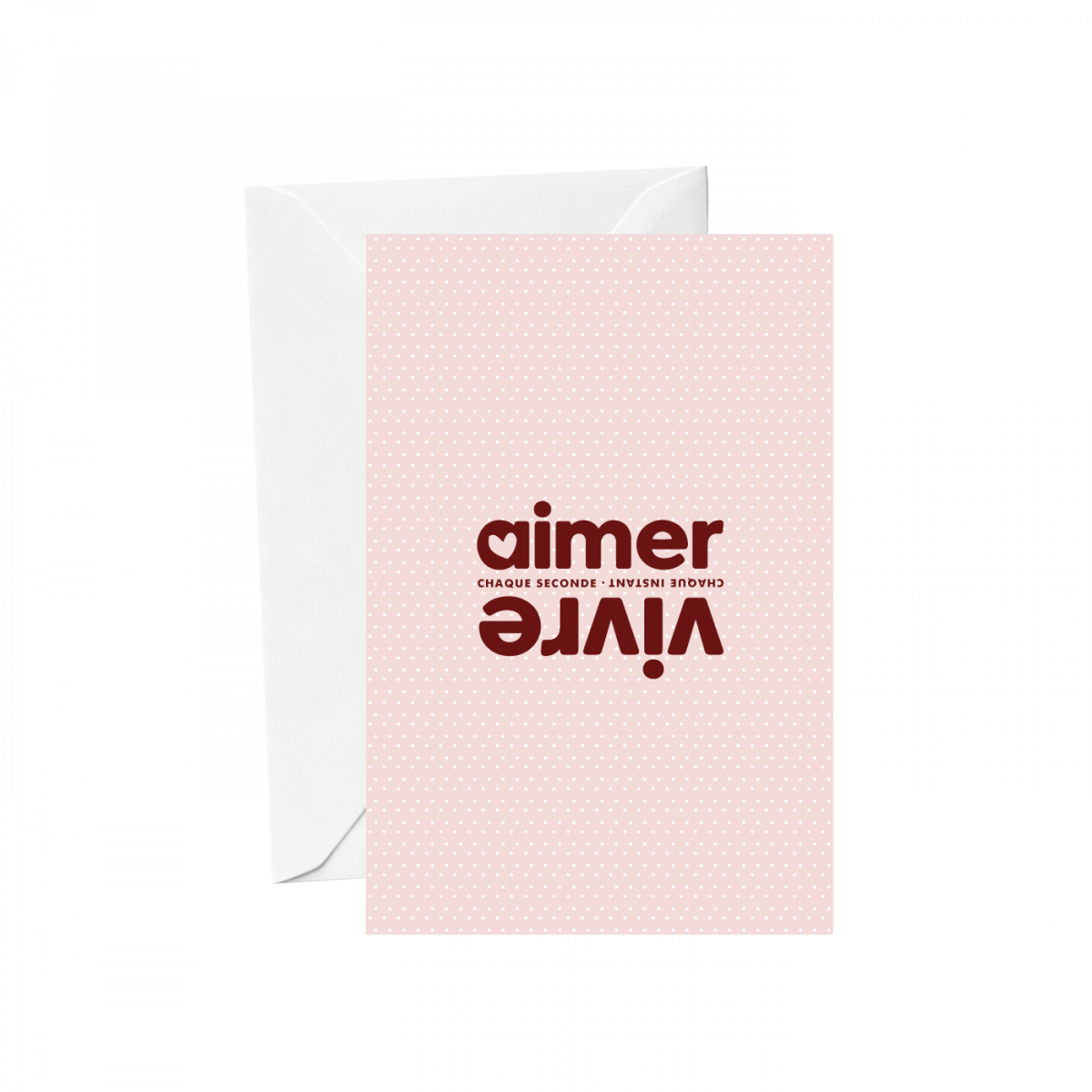 Carte postale - Aimer chaque seconde