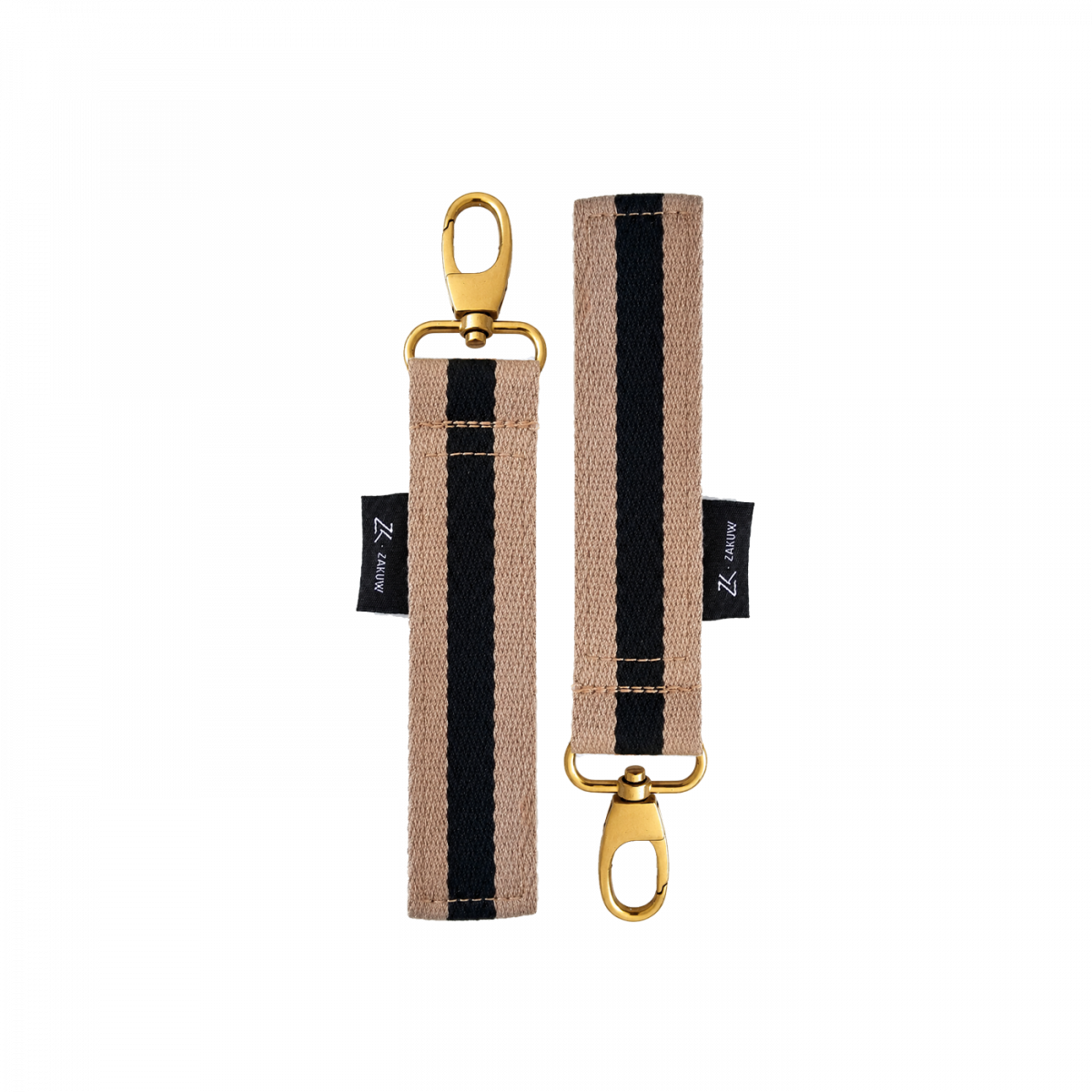 Attaches poussette - beige & noir