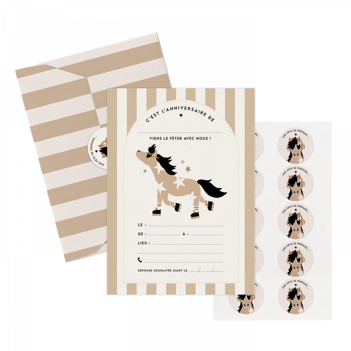 Birthday Invitation Set - Billy